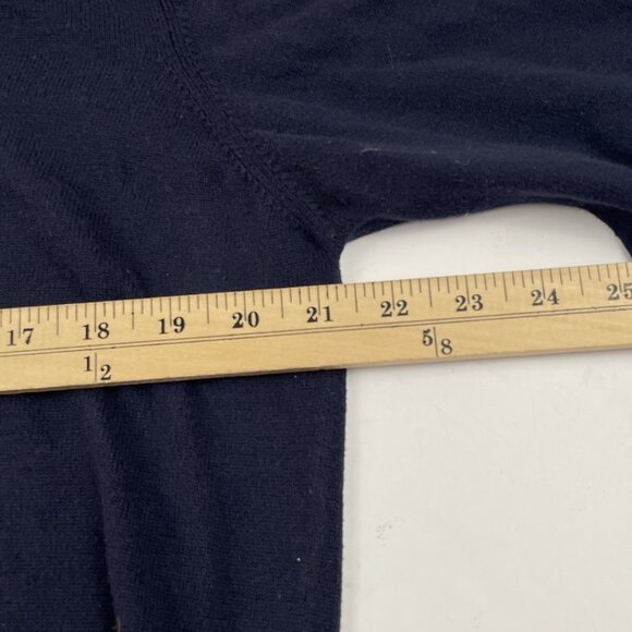 Lacoste Sweater Men’s L Navy V-Neck Classic Fit Cotton Timeless Knitwear Logo - Picture 6 of 8